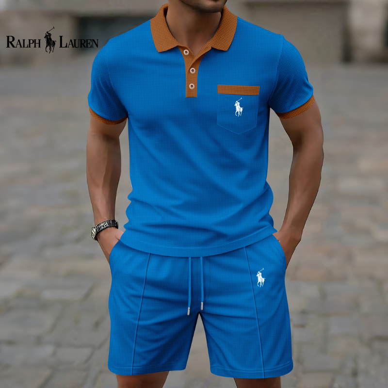 Ensemble RL™ Polo Waffle Bicolore & Short